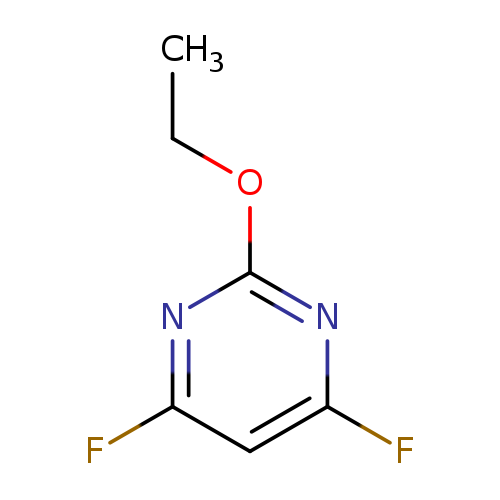 CCOc1nc(F)cc(n1)F