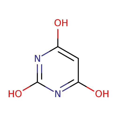 Oc1cc(O)nc(n1)O