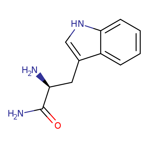 NC(=O)[C@H](Cc1c[nH]c2c1cccc2)N