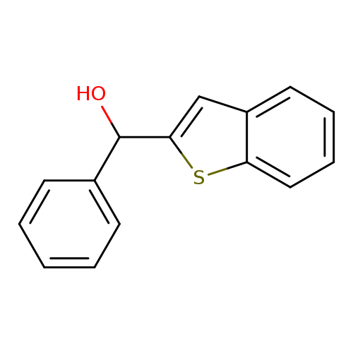 OC(c1cc2c(s1)cccc2)c1ccccc1