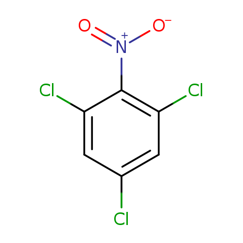 Clc1cc(Cl)cc(c1[N+](=O)[O-])Cl