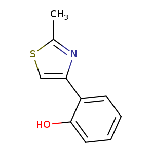 Cc1scc(n1)c1ccccc1O