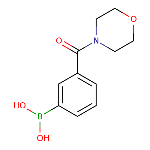 O=C(c1cccc(c1)B(O)O)N1CCOCC1