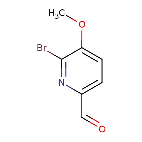 O=Cc1ccc(c(n1)Br)OC