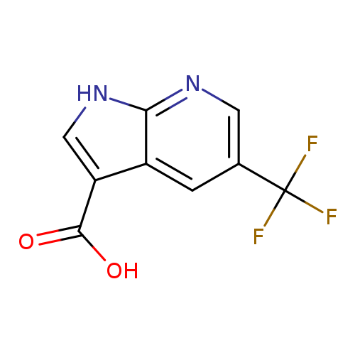 OC(=O)c1c[nH]c2c1cc(cn2)C(F)(F)F