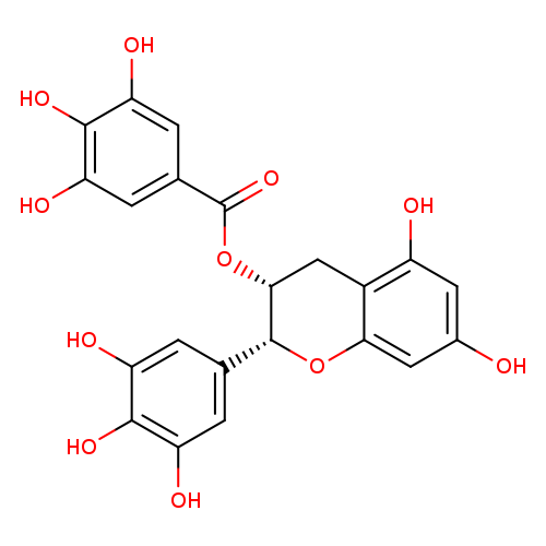 Oc1cc(O)c2c(c1)O[C@@H]([C@@H](C2)OC(=O)c1cc(O)c(c(c1)O)O)c1cc(O)c(c(c1)O)O