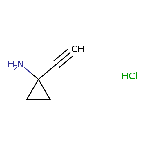 C#CC1(N)CC1.Cl