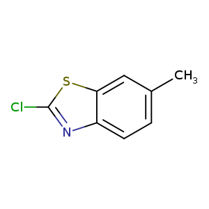 Cc1ccc2c(c1)sc(n2)Cl