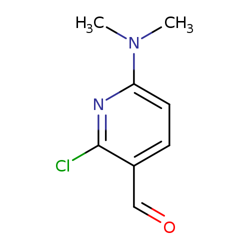 O=Cc1ccc(nc1Cl)N(C)C