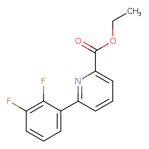 CCOC(=O)c1cccc(n1)c1cccc(c1F)F