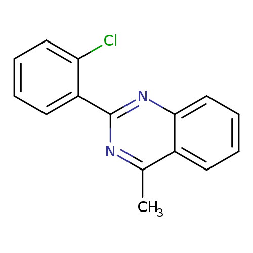 Clc1ccccc1c1nc(C)c2c(n1)cccc2