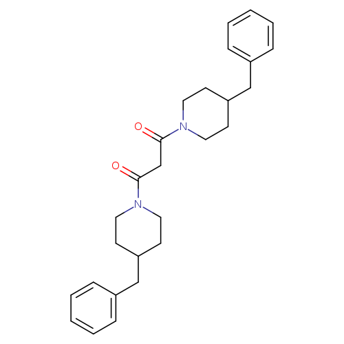 O=C(N1CCC(CC1)Cc1ccccc1)CC(=O)N1CCC(CC1)Cc1ccccc1