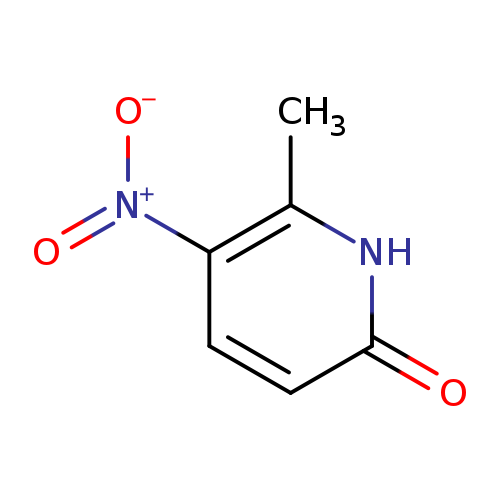 [O-][N+](=O)c1ccc(=O)[nH]c1C