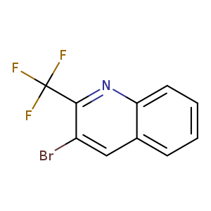 Brc1cc2ccccc2nc1C(F)(F)F