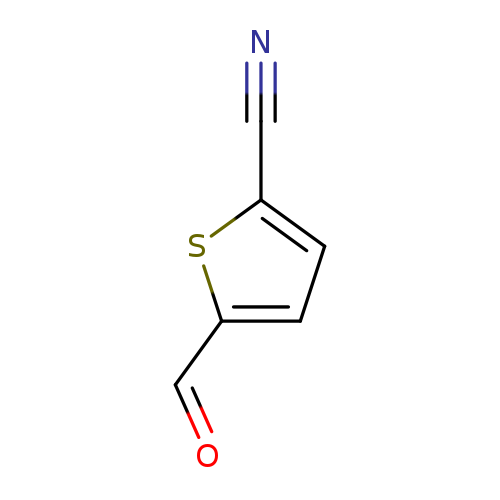 O=Cc1ccc(s1)C#N