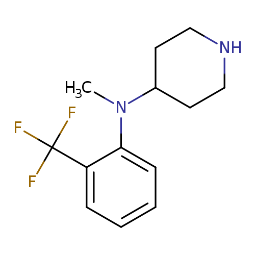 CN(c1ccccc1C(F)(F)F)C1CCNCC1