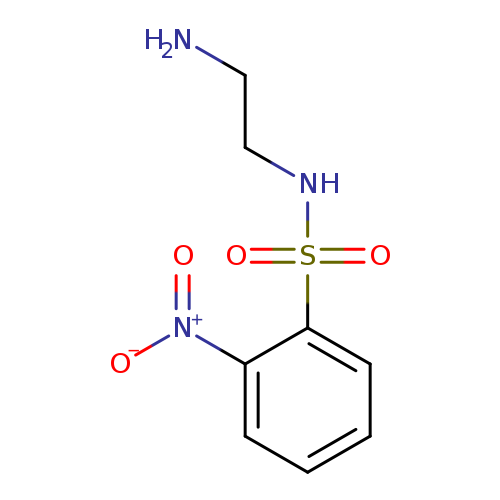 NCCNS(=O)(=O)c1ccccc1[N+](=O)[O-]