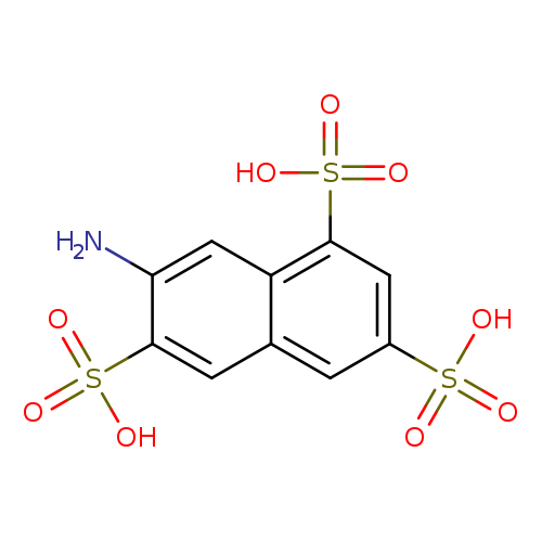 Nc1cc2c(cc1S(=O)(=O)O)cc(cc2S(=O)(=O)O)S(=O)(=O)O