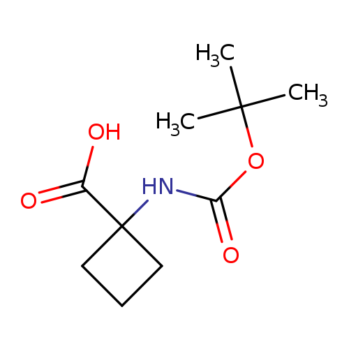 O=C(NC1(CCC1)C(=O)O)OC(C)(C)C