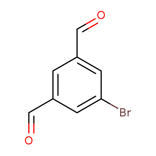 O=Cc1cc(C=O)cc(c1)Br