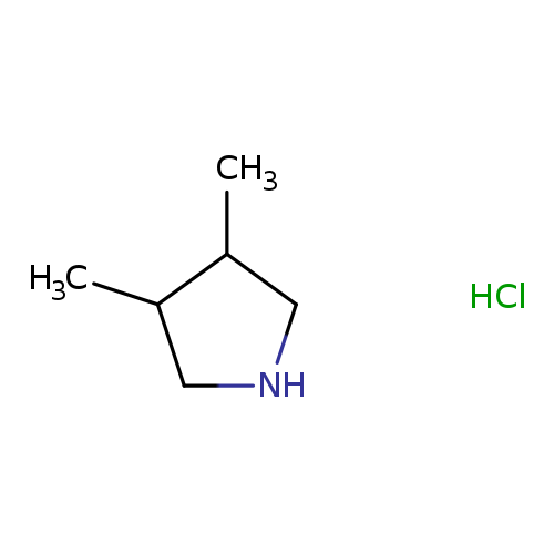 CC1CNCC1C.Cl