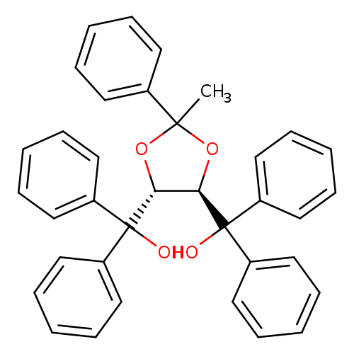 OC([C@@H]1OC(O[C@H]1C(c1ccccc1)(c1ccccc1)O)(C)c1ccccc1)(c1ccccc1)c1ccccc1