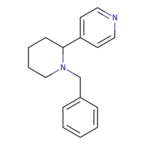 c1ccc(cc1)CN1CCCCC1c1ccncc1