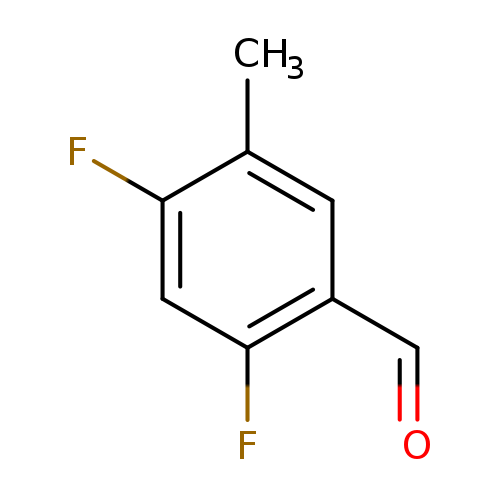 O=Cc1cc(C)c(cc1F)F