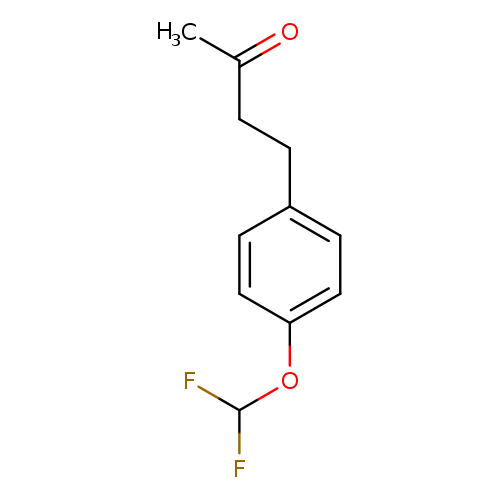 FC(Oc1ccc(cc1)CCC(=O)C)F