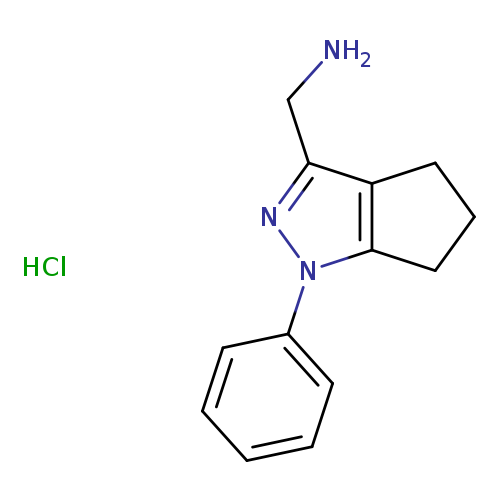 NCc1nn(c2c1CCC2)c1ccccc1.Cl