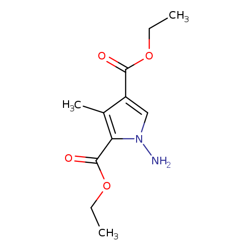CCOC(=O)c1cn(c(c1C)C(=O)OCC)N