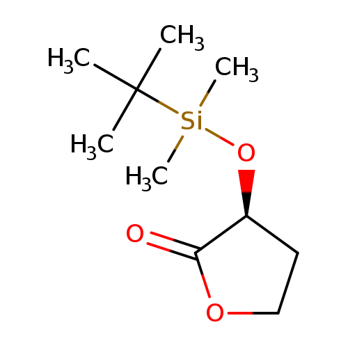 CC([Si](O[C@H]1CCOC1=O)(C)C)(C)C