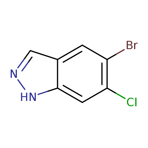 Brc1cc2cn[nH]c2cc1Cl