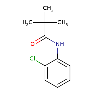 O=C(C(C)(C)C)Nc1ccccc1Cl