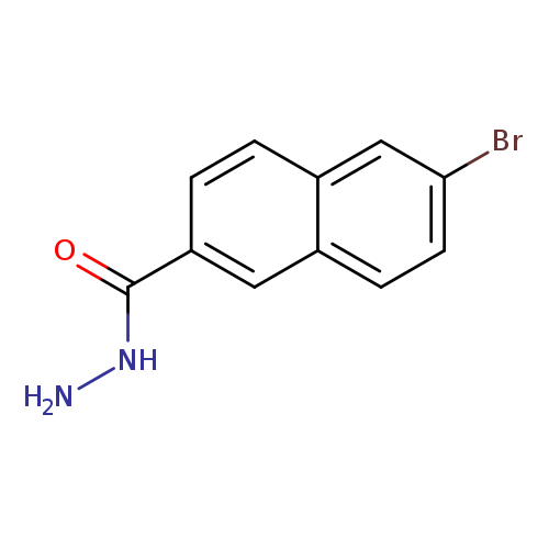 NNC(=O)c1ccc2c(c1)ccc(c2)Br