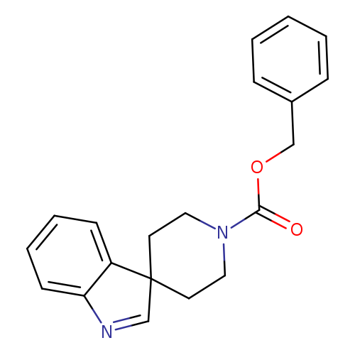 O=C(N1CCC2(CC1)C=Nc1c2cccc1)OCc1ccccc1