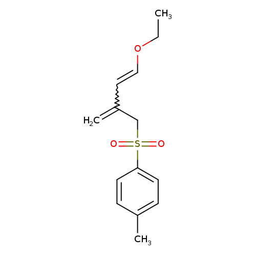 CCOC=CC(=C)CS(=O)(=O)c1ccc(cc1)C