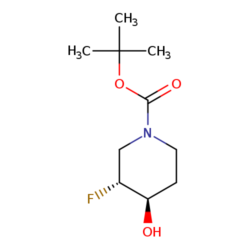 O[C@@H]1CCN(C[C@H]1F)C(=O)OC(C)(C)C