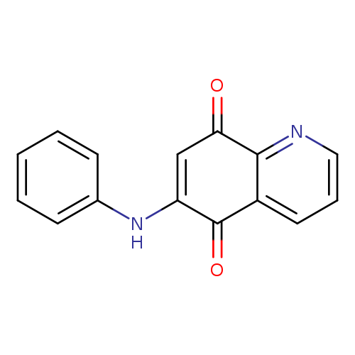 O=C1C=C(Nc2ccccc2)C(=O)c2c1nccc2