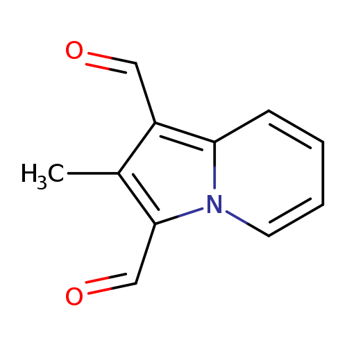 O=Cc1c(C)c(c2n1cccc2)C=O