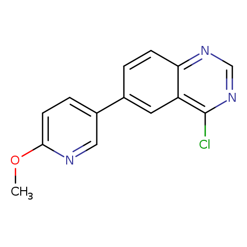 COc1ccc(cn1)c1ccc2c(c1)c(Cl)ncn2