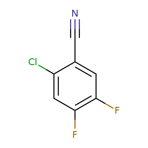 N#Cc1cc(F)c(cc1Cl)F