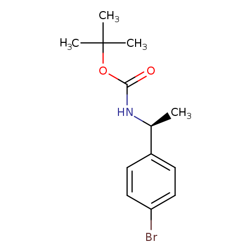 C[C@@H](c1ccc(cc1)Br)NC(=O)OC(C)(C)C