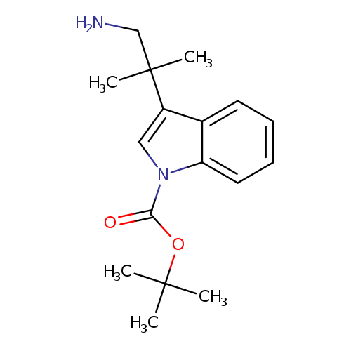 NCC(c1cn(c2c1cccc2)C(=O)OC(C)(C)C)(C)C
