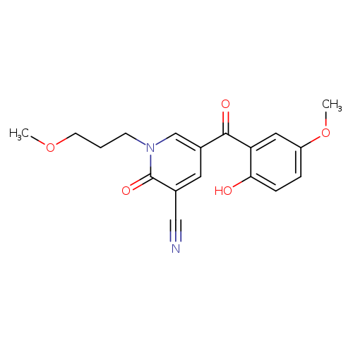COCCCn1cc(cc(c1=O)C#N)C(=O)c1cc(OC)ccc1O