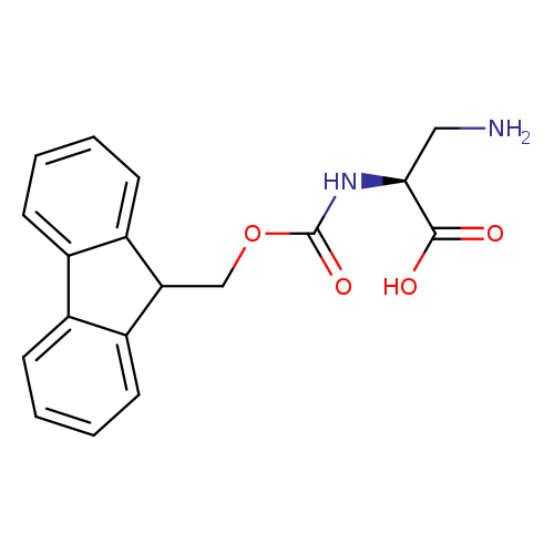 NC[C@@H](C(=O)O)NC(=O)OCC1c2ccccc2c2c1cccc2