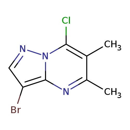 Cc1c(C)nc2n(c1Cl)ncc2Br
