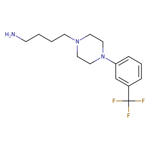 NCCCCN1CCN(CC1)c1cccc(c1)C(F)(F)F