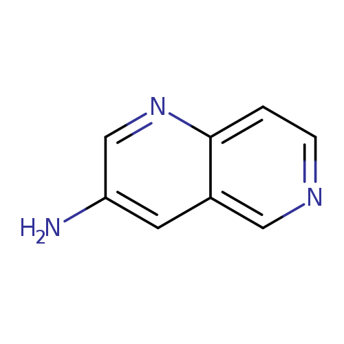 Nc1cnc2c(c1)cncc2