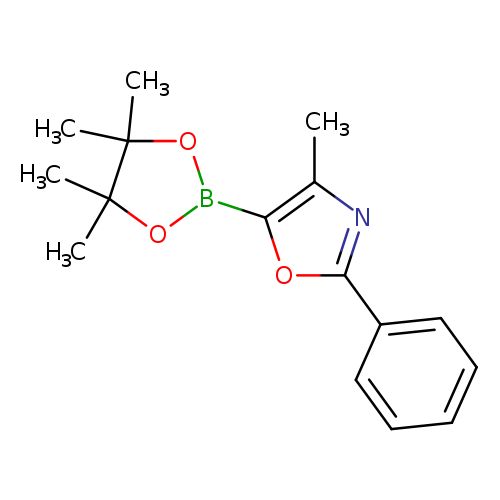 Cc1nc(oc1B1OC(C(O1)(C)C)(C)C)c1ccccc1